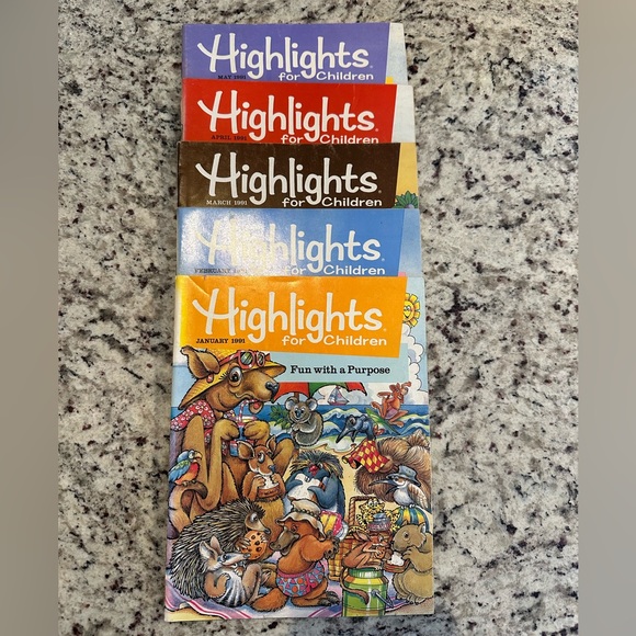 Vintage Highlights for Children Magazine bundle 1991 - Picture 1 of 2